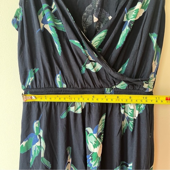 Joe fresh hummingbird knee length wrap dress size small | tie shoulder sundress - Picture 8 of 11